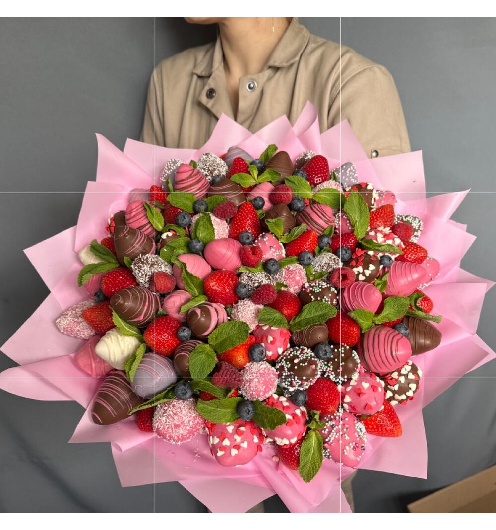 Шоколадпен қапталған құлпынай XL